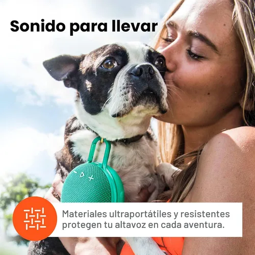 Miniatura 6 de JBL Clip 3, amarillo mostaza, altavoz Bluetooth impermeable, duradero y portátil, hasta 10 horas de reproducción, incluye altavoz con cancelación