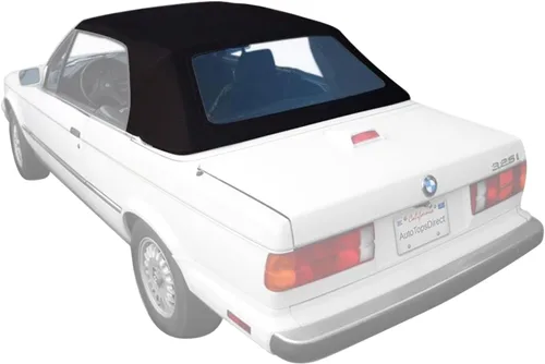 Miniatura 2 de Sierra Auto Tops Convertible Top Reemplazo para BMW 1987-1993 Serie 3 (E30), Stayfast Canvas, Negro