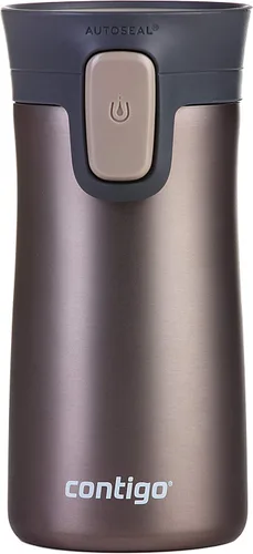 Miniatura 7 de Contigo Pinnacle Autoseal - Taza de viaje térmica de acero inoxidable, termo al vacío, vaso a prueba de fugas, taza de café con tapa fácil
