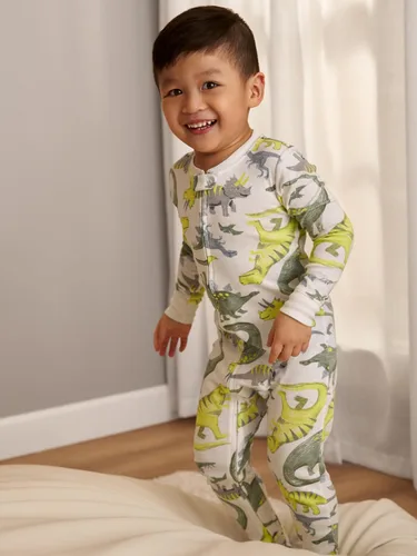 Miniatura 22 de Simple Joys by Carter's Pijama de algodón sin pies de ajuste cómodo para niños (3 unidades)