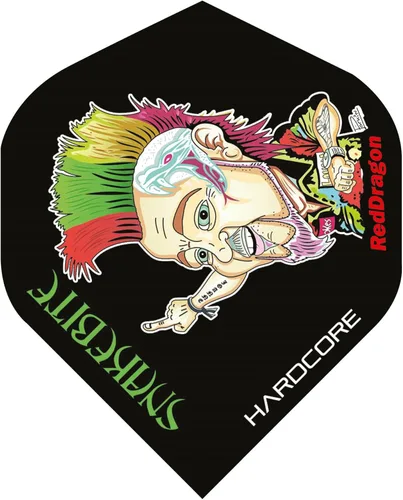 Miniatura 3 de RED DRAGON Peter Wright Snakebite Dart Vuelos Tarjeta de pago