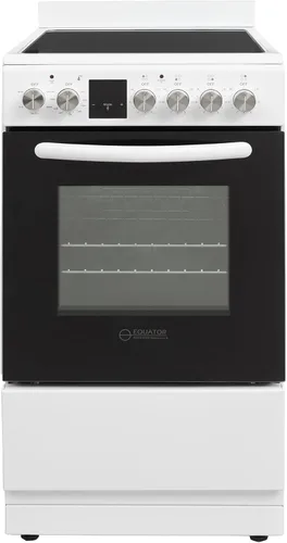 Miniatura 10 de Equator - Cocina eléctrica de 20 pulgadas con horno de convección y freidora de aire, 4 quemadores de cerámica, diseño compatible con ADA, estufa