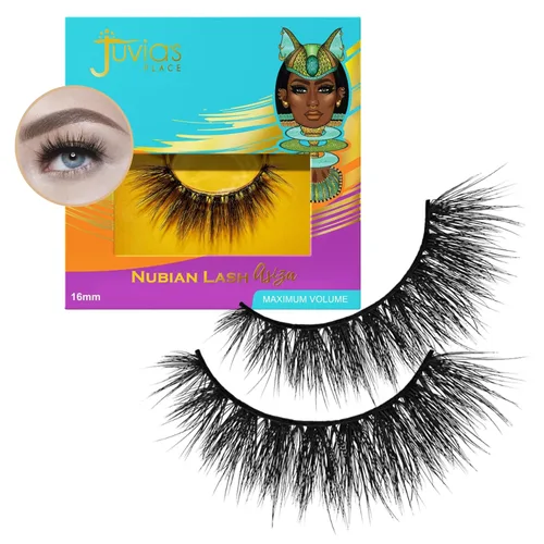 Juvia's Place Nubian Lashes Aziza - Extensión de pestañas para uso diurno o nocturno, pestañas de visón veganas, pestañas esponjosas sin crueldad,