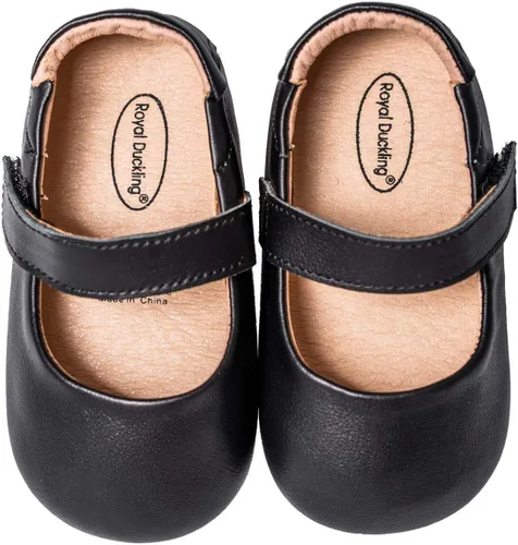Zapatos de bebé de cuero genuino para niñas y niños pequeños Mary Jane Zapatos de caminar Prewalker princesa vestido de boda zapatos zapatos de