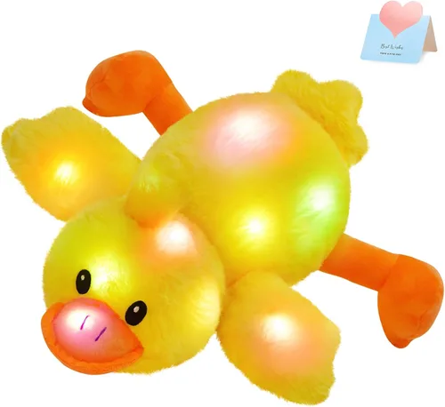 Miniatura 13 de Glow Guards - Cachorro de peluche azul, de 15 pulgadas, musical, suave, con luces ledes nocturnas, para Navidad, Día del Niño y cumpleaños.