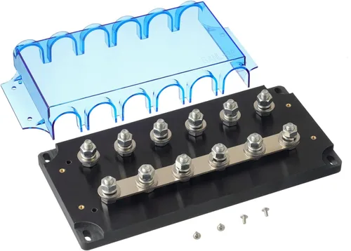 Miniatura 2 de BOJACK Portafusibles Mega de 6 vías (Paquete de 1 ANM-B6)