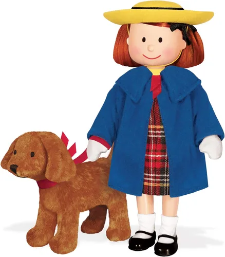 Miniatura 15 de YOTTOY Madeline Collection - Juego de té de lata para niños de 23 piezas con ilustraciones, monogramas, estuche de transporte Juego de té Madeline