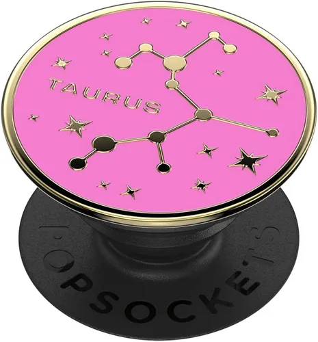 Miniatura 8 de PopSockets Agarre para teléfono con soporte expandible, agarre adhesivo, esmalte - Zodiac Leo