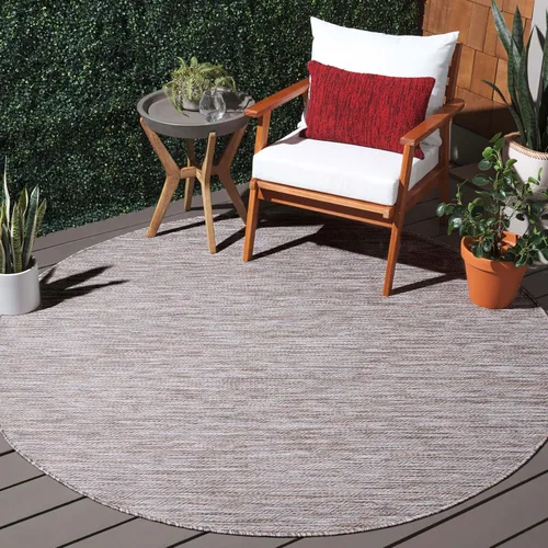 Miniatura 15 de SAFAVIEH Courtyard Collection CY8520 - Alfombra decorativa sólida para interiores y exteriores, impermeable, fácil limpieza, 2 x 3 pies 7 pulgadas