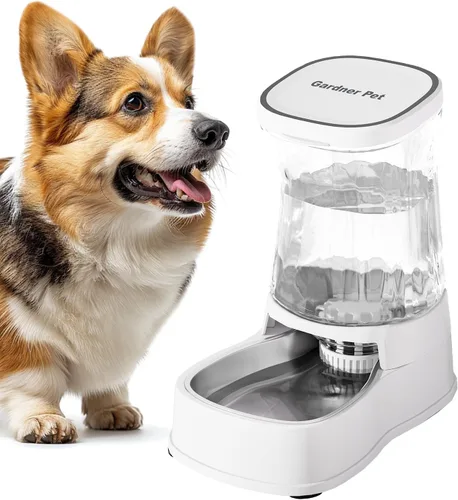 Miniatura 12 de Gardner Pet - Dispensador automático de agua para perros, bebedero de gravedad de acero inoxidable, 100% libre de BPA, cuencos de alimentación