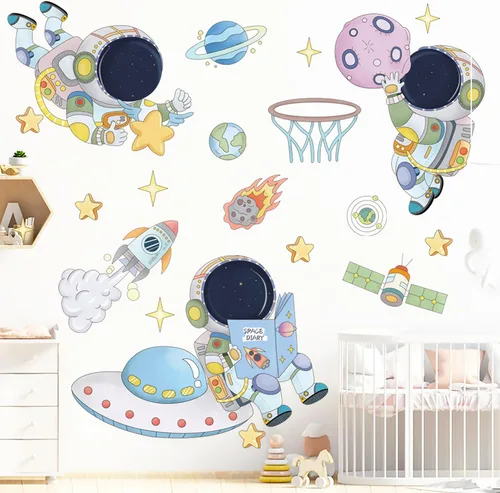 Miniatura 8 de Arawat Calcomanías de pared de árbol para dormitorio, zoológico, para sala de estar, decoración de pared de árbol de animales, decoración de pared