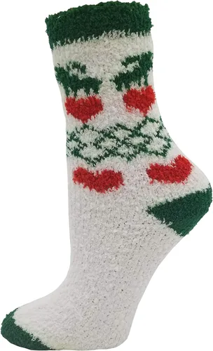 Miniatura 4 de Calcetines de Navidad para mujer, 12 pares, Navidad, patrones coloridos novedosos