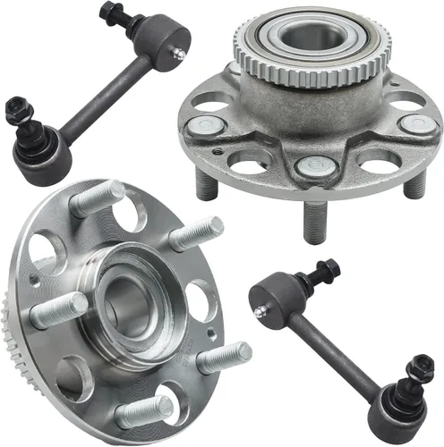 Miniatura 12 de Detroit Axle - Kit de extremo delantero RWD para Chrysler 300 Dodge Challenger Charger Upper Lower Control Arms rótulas de rodamiento de rueda Bujes