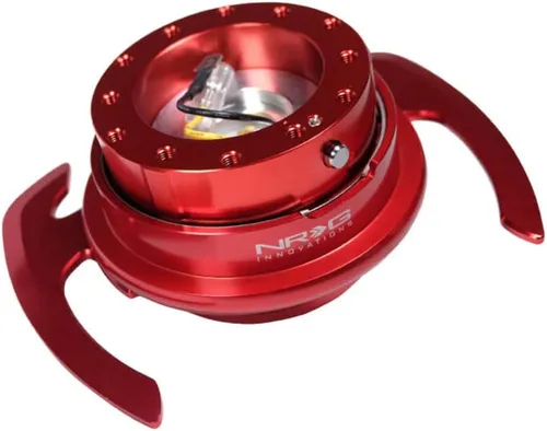 Miniatura 6 de NRG Innovations NRG-SRK-700BK GEN 4.0 Kit de liberación rápida para adaptador de volante, cuerpo negro/anillo negro con manijas y patrones de pernos