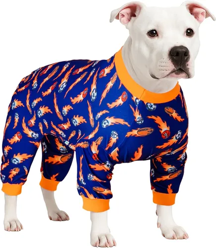 Miniatura 9 de LovinPet Pijama de Perro para Perros Grandes - Camisa para Aliviar la Ansiedad, Protección Solar para Perros, Pijamas de Recuperación Poscirugía