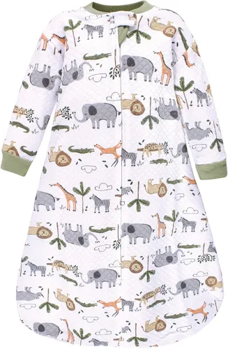 Miniatura 2 de Hudson Baby Saco de dormir unisex para bebé acolchado premium de manga larga y manta vestible Fútbol