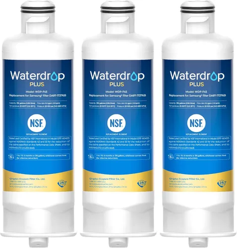 Waterdrop Plus DA97-17376B Filtro de Agua, Repuesto para Samsung® HAF-QIN/EXP, DA97-08006C, Filtro de Agua para Refrigerador Certificado NSF/ANSI