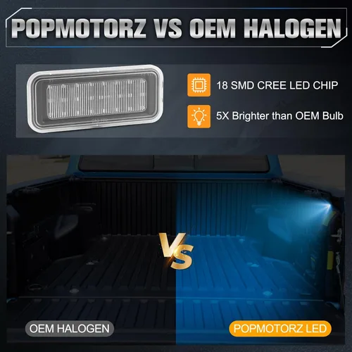 Miniatura 3 de Kit de iluminación LED azul hielo para camión, 2 unidades, para cajuela de automóvil, compatible con Toyota Tacoma 2020 2021 2022 2023