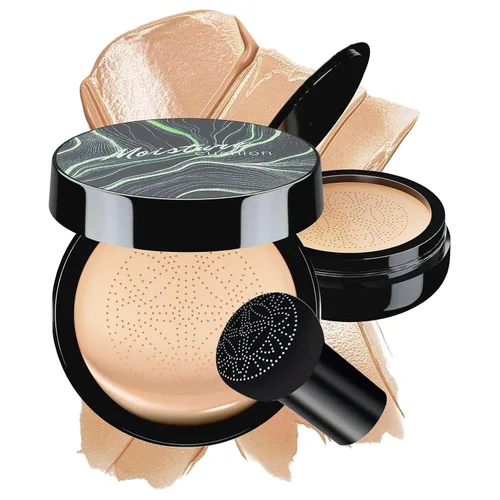 Miniatura 21 de Mushroom Head Air Cushion CC Cream - Base de maquillaje facial BB Cream para piel madura, corrector hidratante que ilumina larga duración, tono
