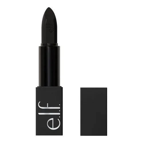 e.l.f. O Face Lápiz Labial Satinado, Lápiz Labial Cremoso Ricamente Pigmentado, Nutritivo y de Larga Duración, Infundido con Jojoba, Vegano y Sin