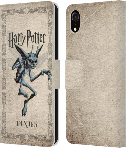 Miniatura 13 de Head Case Designs Funda de piel con licencia oficial de Harry Potter Aragog Spider Creature Chamber of Secrets II, compatible con Apple iPhone 11