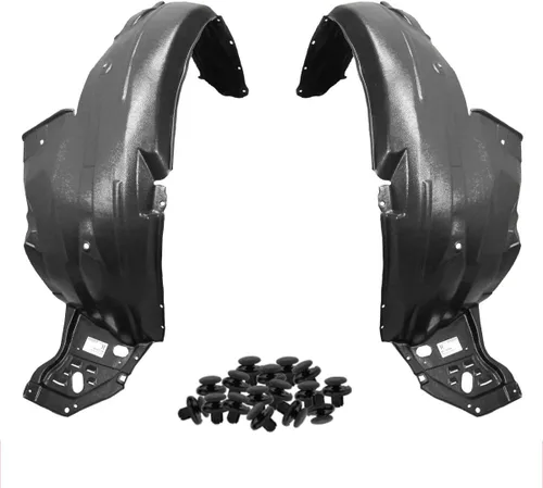 Parts N Go Juego de protectores de guardabarros con clips para TSX 2009-2014 delantero lado del conductor y pasajero izquierdo derecho AC1248124