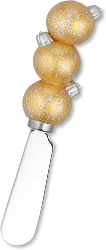 Miniatura 8 de Supreme Housewares Cuchillos esparcidores de queso y mantequilla, decoración navideña, mango de resina pintado a mano con hoja de acero inoxidable