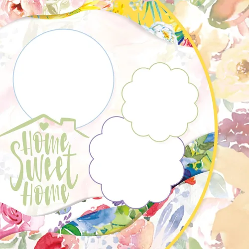 Miniatura 6 de Whaline 60 hojas de papel de patrón floral tamaño A5 acuarela flor álbum de recortes papel papel de doble cara primavera manualidades papeles