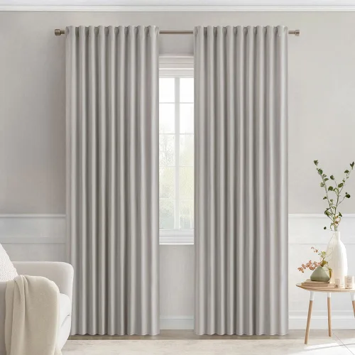 Miniatura 69 de MIULEE Cortinas opacas con pestaña trasera de 63 pulgadas de largo, juego de 2 paneles para sala de estar, dormitorio, privacidad, bolsillo