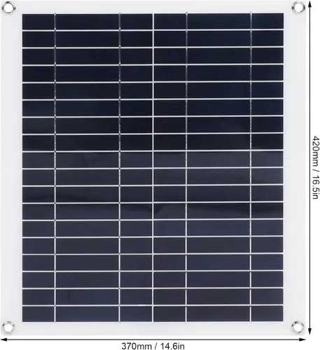Miniatura 5 de Kit de panel solar, panel solar plegable y ligero con controlador de 100 A, cargador solar plegable fotovoltaico de 100 W de 100 W para teléfono