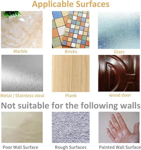 Miniatura 4 de Ganchos Adhesivos Grandes de 22 Libras (Máx.), Ganchos de Pared Impermeables y Resistentes al Óxido para Colgado de Servicio Pesado, Ganchos