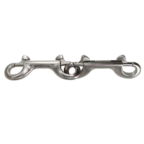 Miniatura 5 de Yeebline Gancho a presión de doble extremo, paquete de 2 broches de gatillo de doble extremo de acero inoxidable 316 de 4.5 pulgadas, de grado