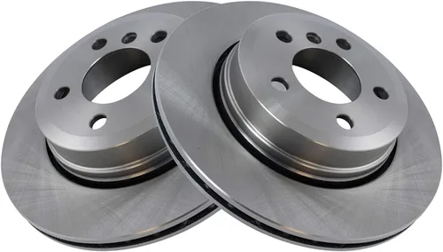 Miniatura 6 de TRQ Kit de pastillas de freno trasero y rotor, kit químico de freno, pastillas de freno Rotor de freno de cerámica compatible con BMW X3 2004-2010