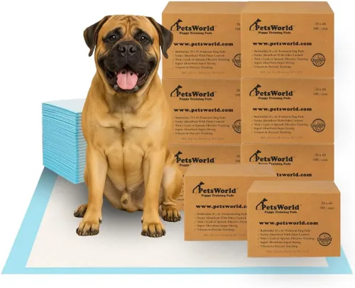 Miniatura 11 de PetsWorld Almohadillas para orina de perro 2XL de 28 x 44 pulgadas, 150 unidades, almohadillas extragrandes para orina de mascotas para perros