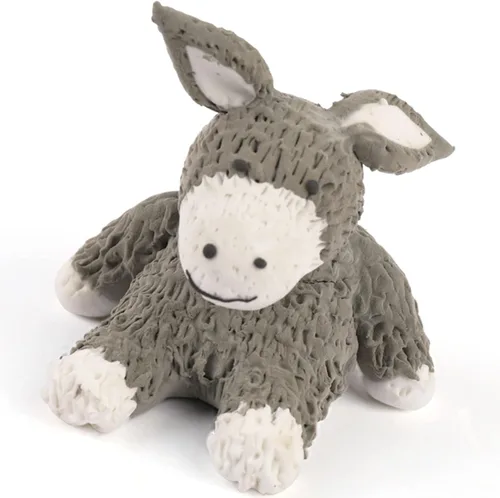 Miniatura 4 de Cutedeer Arcilla Gris que Seca al Aire, Arcilla de Modelado de Espuma de 1.1 lb, Suave y Blanda para Moldear para Niños y Adultos, Suministros