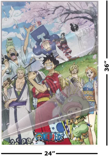 Miniatura 2 de One Piece - Póster de TV de anime (lano) (tamaño: 24 x 36 pulgadas) (póster laminado)