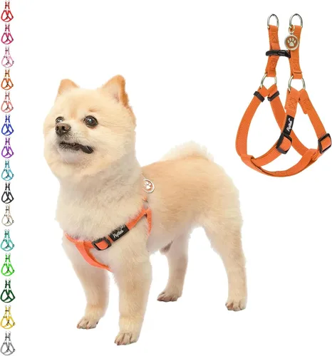 Miniatura 79 de PUPTECK arnés para perro para no jalar, reflejante, ajustable, básico, de nailon, chaleco para cachorro, para caminar al aire libre con etiqueta