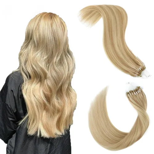 Miniatura 21 de ABH AMAZINGBEAUTY HAIR Extensiones de cabello rizado liso para mujeres negras con punta en I, cabello humano, punta en I, Remy, 50 mechones, punta