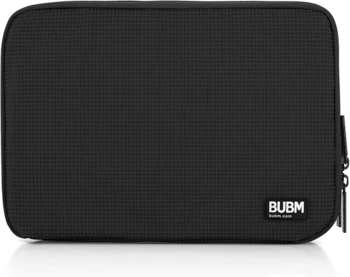 Miniatura 9 de Organizador de equipaje con doble capa para viajes BUBM, para llevar dispositivos y accesorios electrónicos., Negro, 2 capas M
