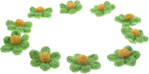 Miniatura 2 de EXCEART Parches bordados para planchar con flores, bonitos parches bordados para coser en flores, parches de bordado para ropa, bolsas