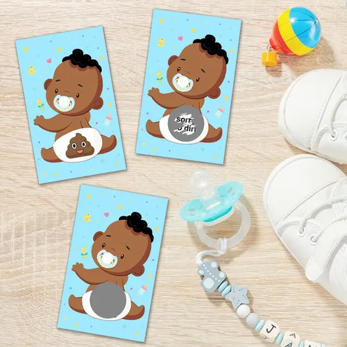 Miniatura 3 de Juego de cartas de rifa, boletos de lotería y premios de puerta, tarjetas para raspar, recuerdo de fiesta de baby shower y actividad, 38 tarjetas