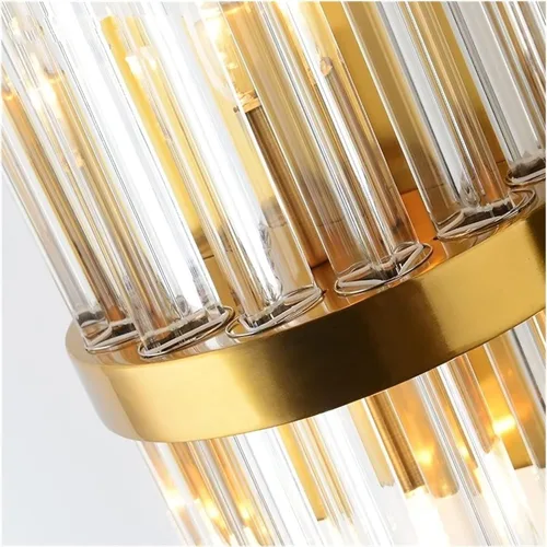 Miniatura 4 de Wall Lamps Modern Sconce Indoor Fixture Stairway LED Crystal Living Room Lamp Bedroom Industrial Retro Gold Lampara,Chandelier 23*55cm