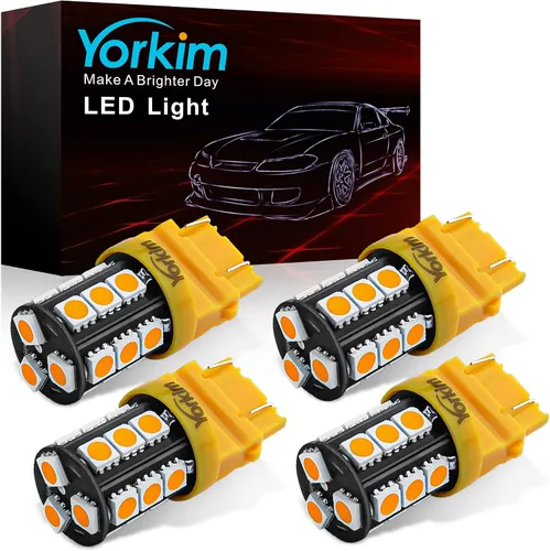 Miniatura 9 de Yorkim - Bombilla LED 194 ámbar, libre de error Canbus, 3-SMD 2835, T10 ámbar para interior, para luz de techo, mapa, puerta, cortesía, matrícula