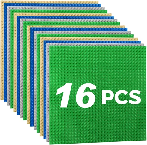 Miniatura 15 de Placas de construcción clásicas de 10 x 10 pulgadas, 100% compatibles con todas las principales marcas y mesas de actividades, plataformas creativas