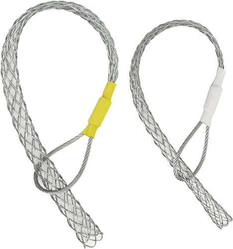 Miniatura 11 de Calcetines de tracción de cable de 0.354-0.472 in Puños de malla de alambre Extractor de calcetines de agarre de malla extractor de cable 9-12MM ROJO