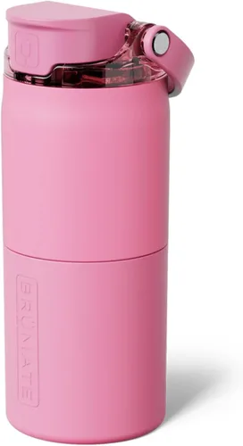 Miniatura 11 de BrüMate Rise - Botella de agua de 18 onzas con popote de silicona cubierto Botella de agua para niños aislada 100% a prueba de fugas Base apta