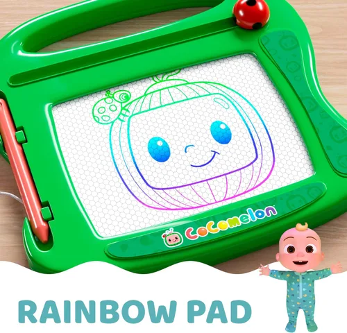 Miniatura 4 de Lollipop Tablero magnético Cocomelon Travel Sketcher Bloc de dibujo para niños con bolígrafo magnético - Juego creativo sobre la marcha, grandes