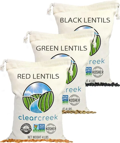 Miniatura 14 de Lentejas rojas cultivadas en el Pacífico Norte, bolsa resellable de 4 libras, sin OGM, kosher, vegano