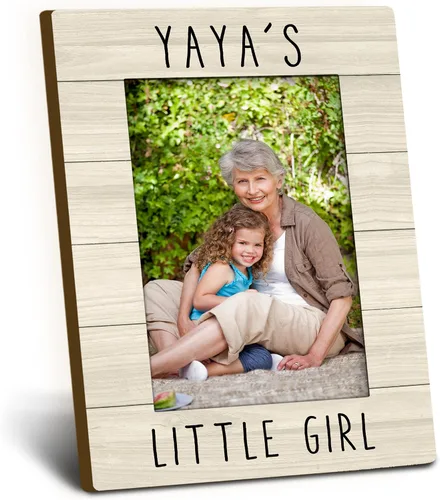 Miniatura 23 de Collar de Fotos Yiayia 4x6, Collar de Fotos de Madera Yiayia, Regalos de Navidad, Día de la Madre y Cumpleaños para Yiayias de su Nieta, Pequeños