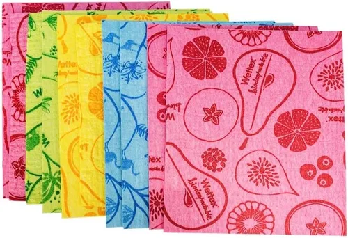 Wettex El paquete original de 10 paños de cocina suecos para la cocina